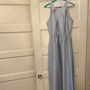 Powder blue Alfred Sung 4 regular bridesmaids dress great condition